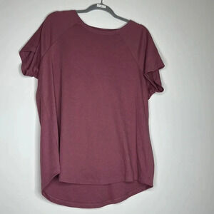 Jijamas Restful Night soft T -Shirt | Dark Rose Color | XL | EUC | 100% pima